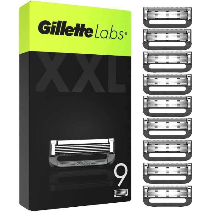 【黑五海淘】GilletteLabs 吉列实验室 剃须刀刀片9件装【0关税】