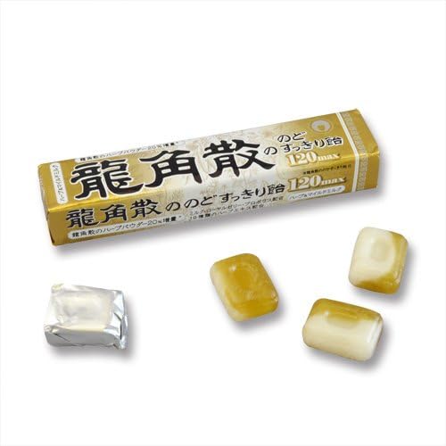 【日淘】Ryukakusan Throat Lozenges 龙角散草本润喉糖条装40g*10条