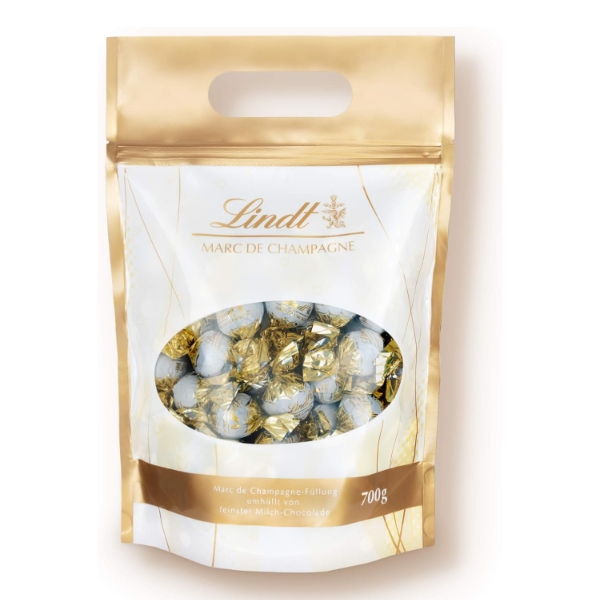 【海淘精选】Lindt 瑞士莲 软心马克德香槟球 酒心巧克力球 700g